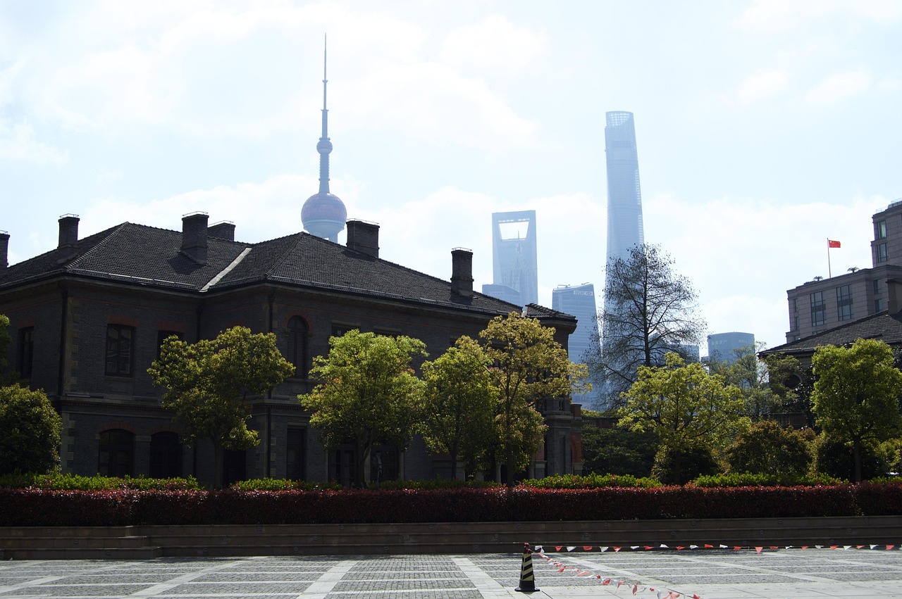 Shanghai skyline - major destination for international teachers in China